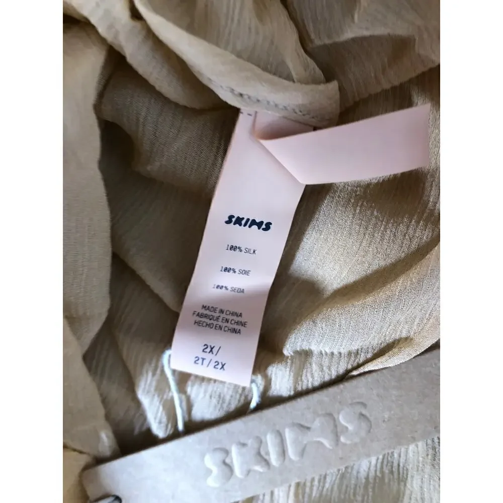 SKIMS crinkle silk